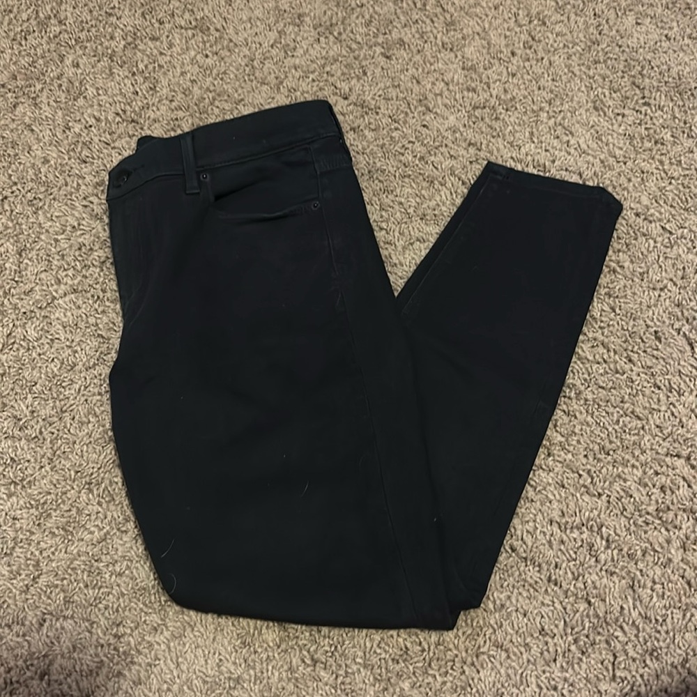 Express black stretch leggings mid rise 8S